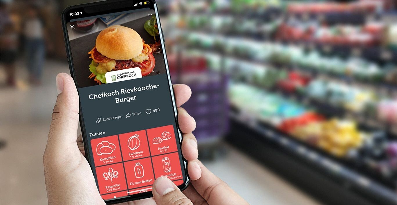 Chefkoch in der Bring! App Chefkoch in der Bring! App