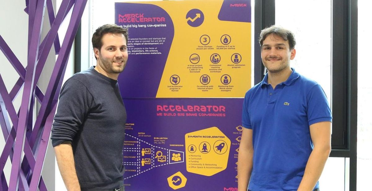 Benjamin Simona (CEO) and Vincent Milleret (CTO) 