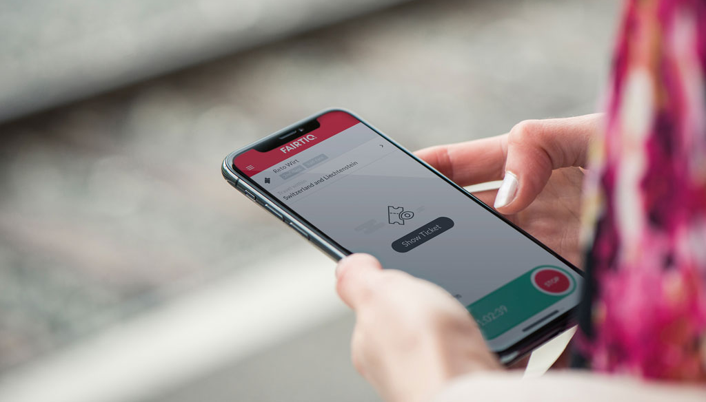 Fairtiq app Fairtiq app