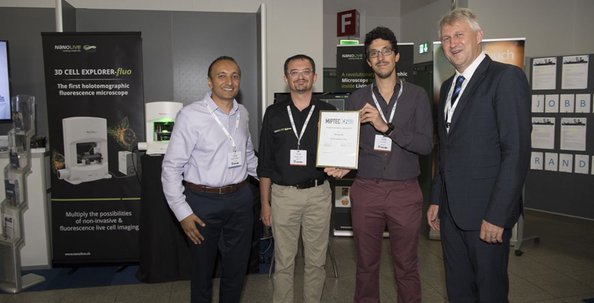 Nanolive with MipTech Award Nanolive with MipTech Award
