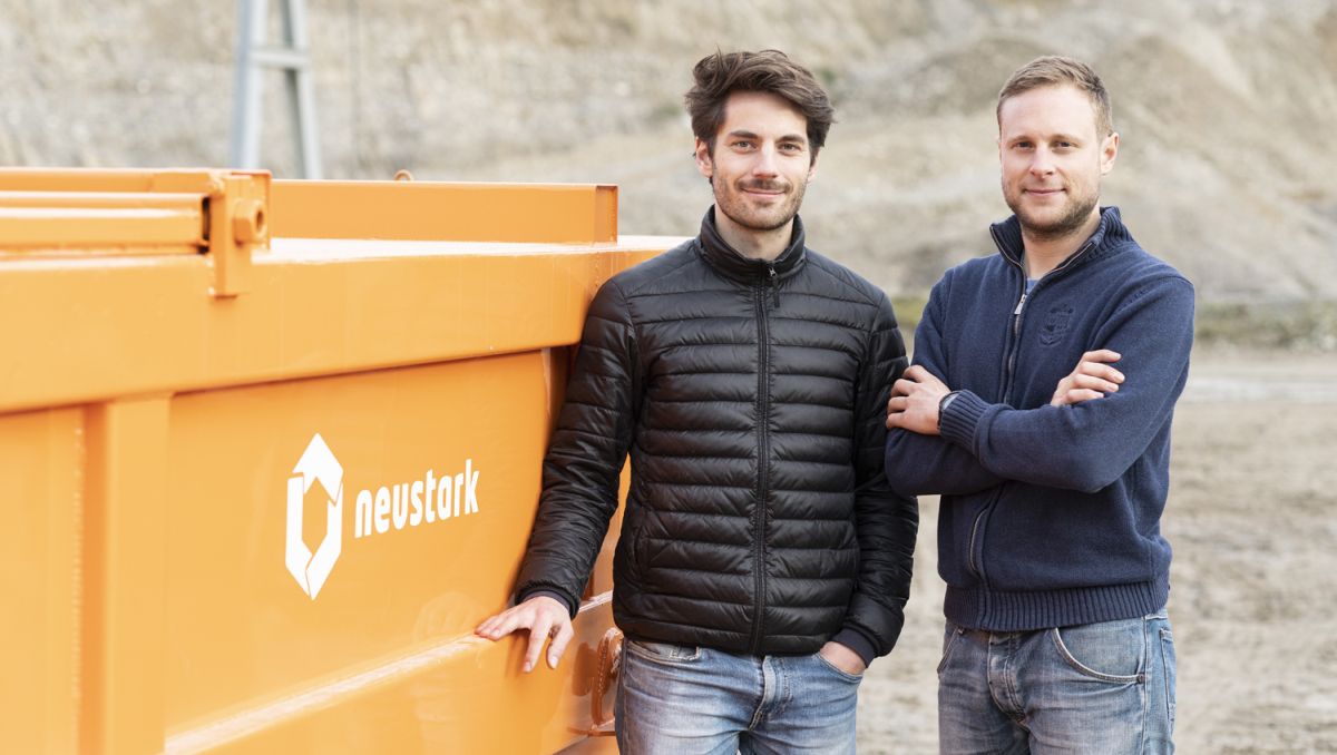Valentin Gutknecht (links) und Johannes Tiefenthaler, Mitgründer Neustark. Valentin Gutknecht (links) und Johannes Tiefenthaler, Mitgründer Neustark.