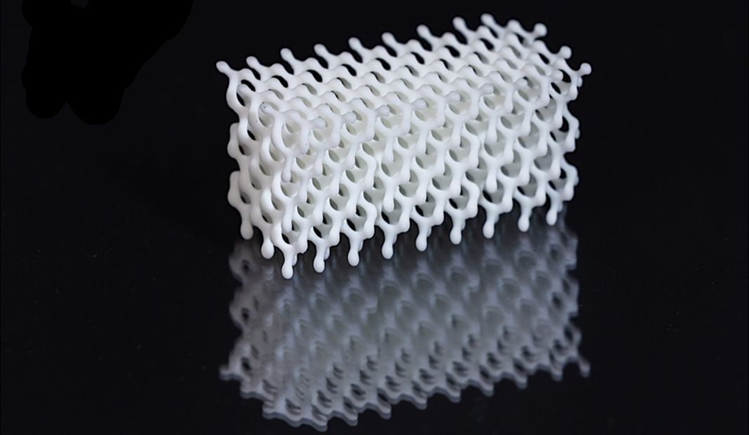 Silicone 3d printed structure Silicone 3d printed structure