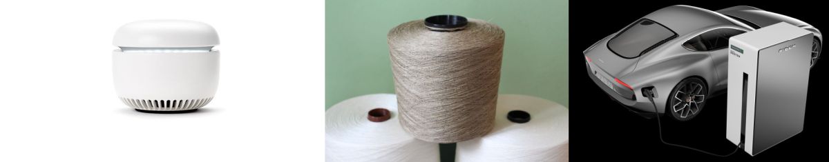 Caru smart sensor, Swissflax yarn & Piëch Caru smart sensor, Swissflax yarn & Piëch