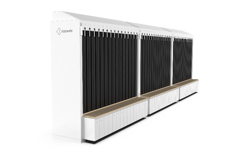 Zippsafe Garederobe