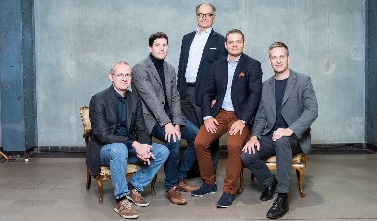 Apiax team with Peter Kurer Apiax team with Peter Kurer