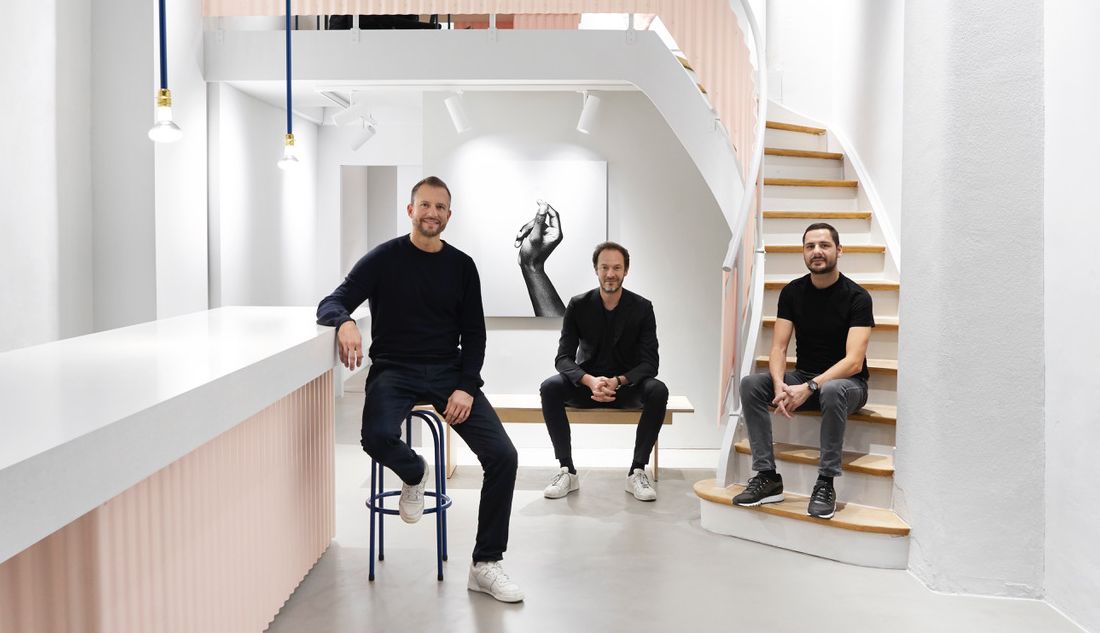 bestsmile-Gründer Marcel Kubli, Philip Magoulas, Ertan Wittwer 