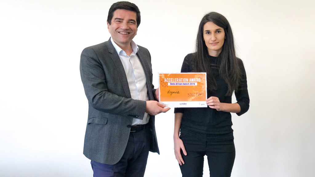 Jean-Philippe Lallement (EPFL Innovation Park) and Ketevani Zaridze, founder and CEO of Logmind. Jean-Philippe Lallement (EPFL Innovation Park) and Ketevani Zaridze, founder and CEO of Logmind.