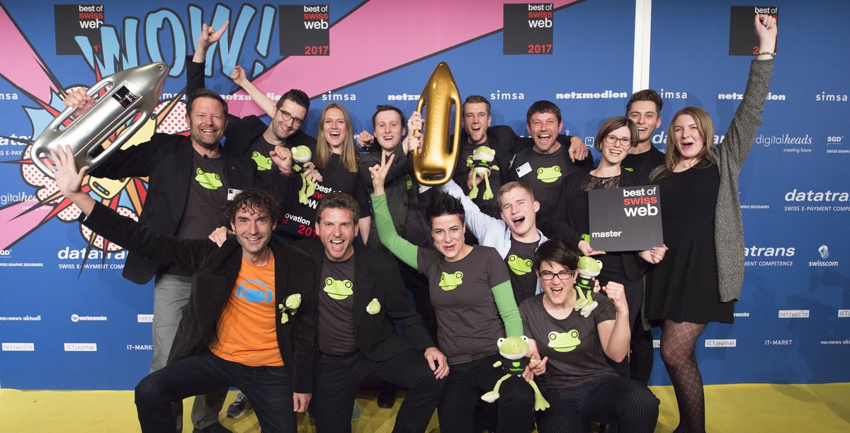 Ticketfrog ist Master of Swiss Web Ticketfrog ist Master of Swiss Web
