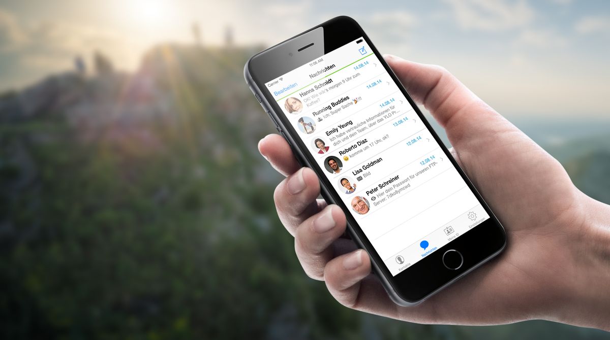 Handy mit Threema Handy mit Threema